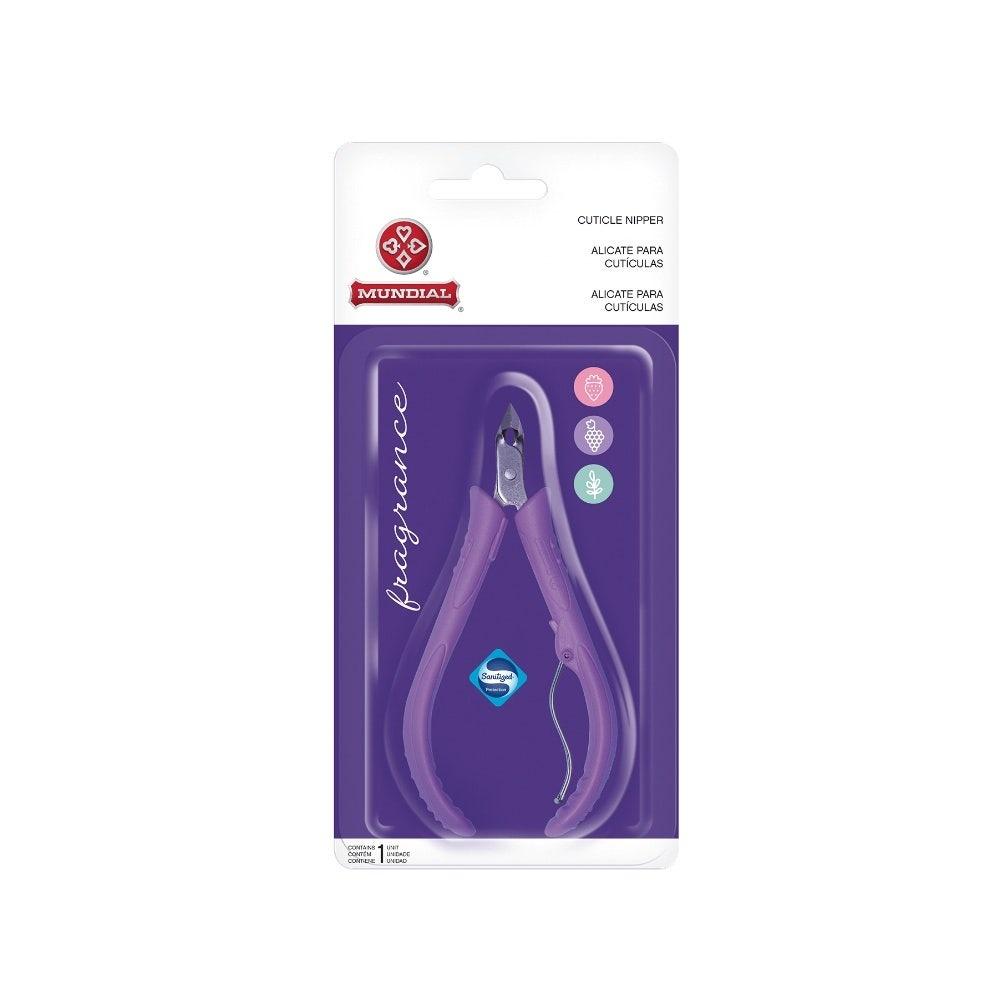 Alicate De Cutícula Mundial Flex Fragrance Lilás