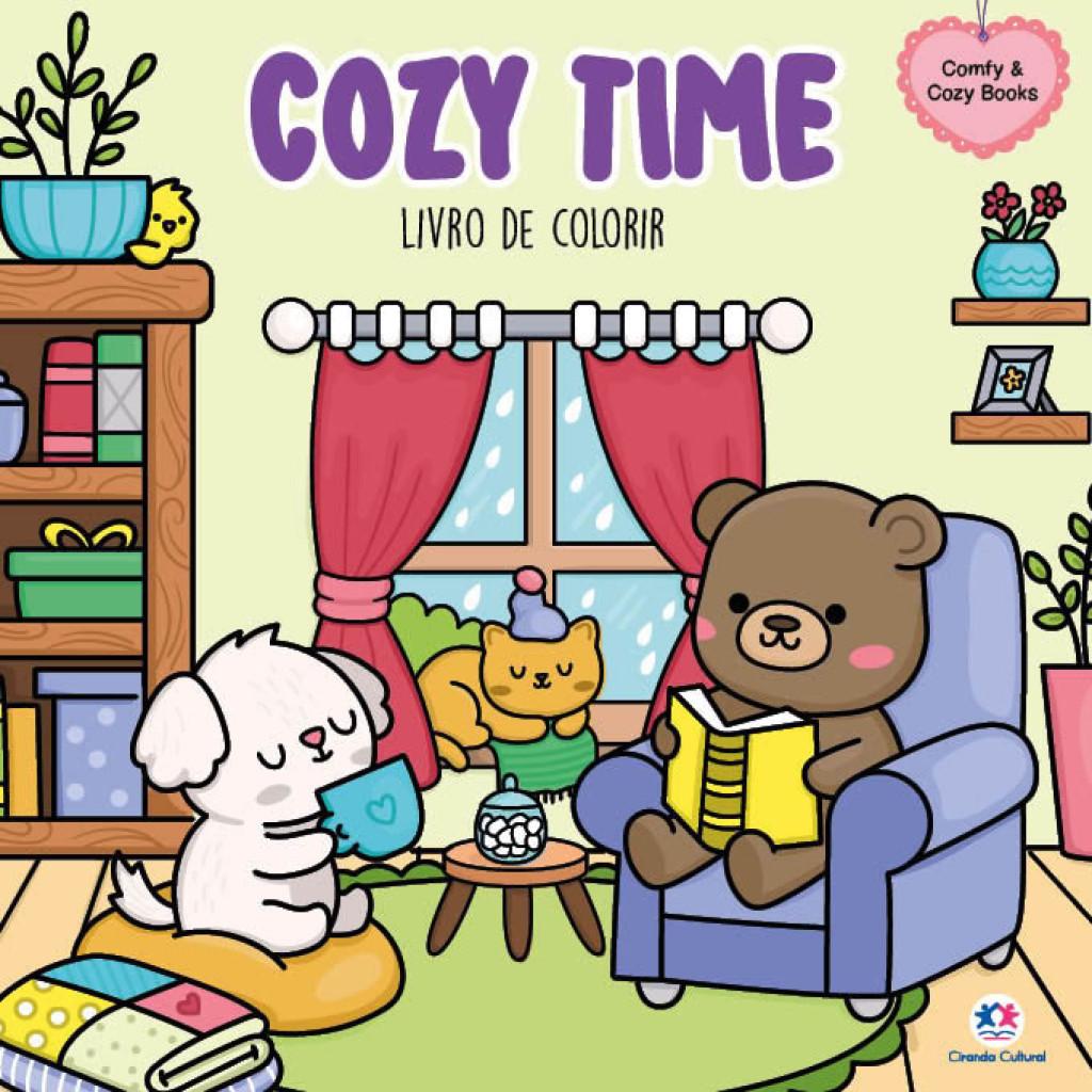Cozy Time Livro De Colorir
