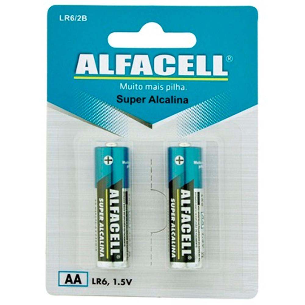 Pilha Alcalina 2AA Pacote 2 Peças Blister Para Brinquedos Controles