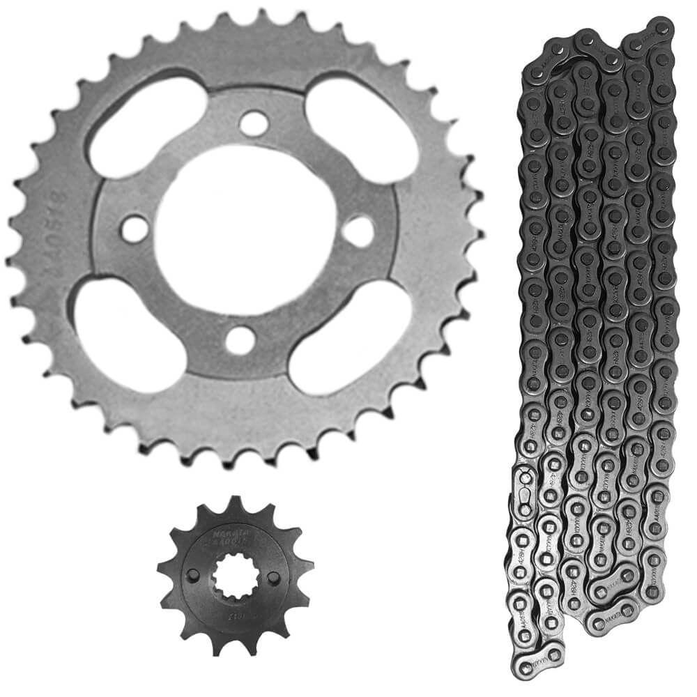 Kit Relação Transmissão Moto Dafra Super 100 2007 A