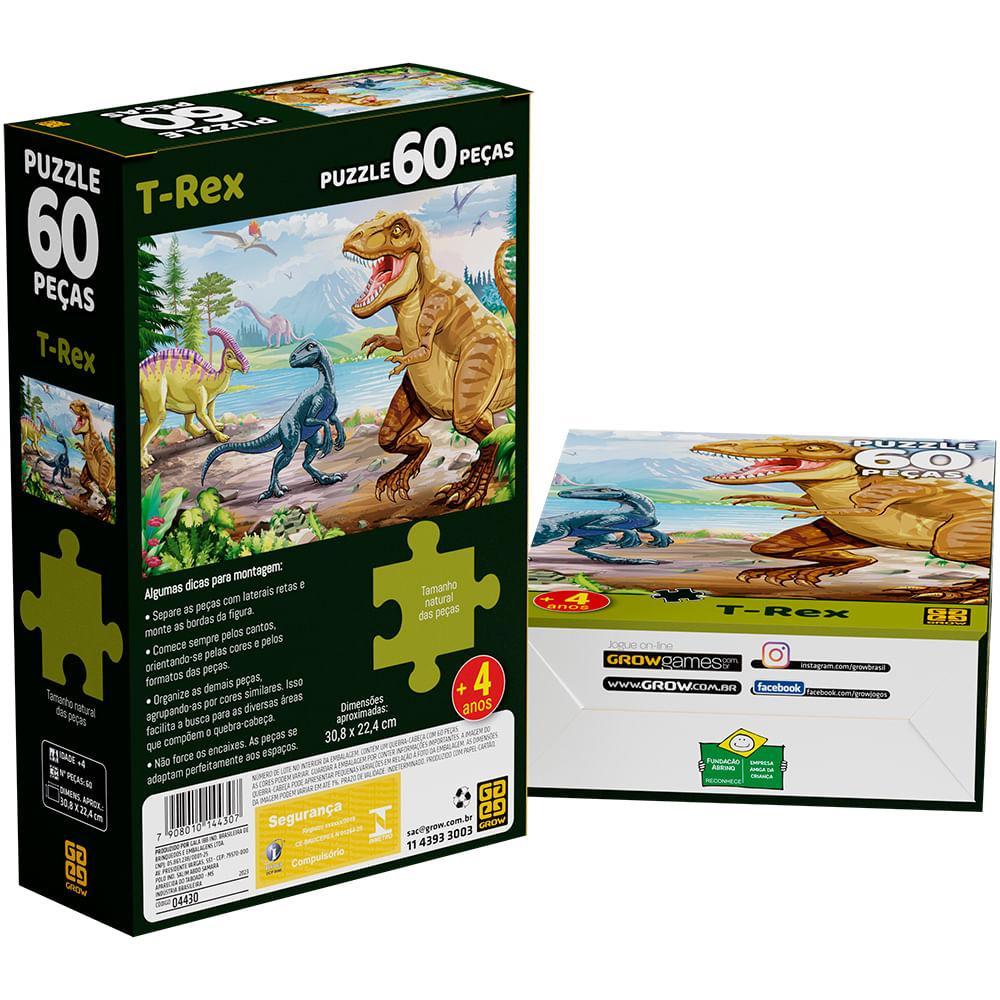 Puzzle 60 Peças T-rex