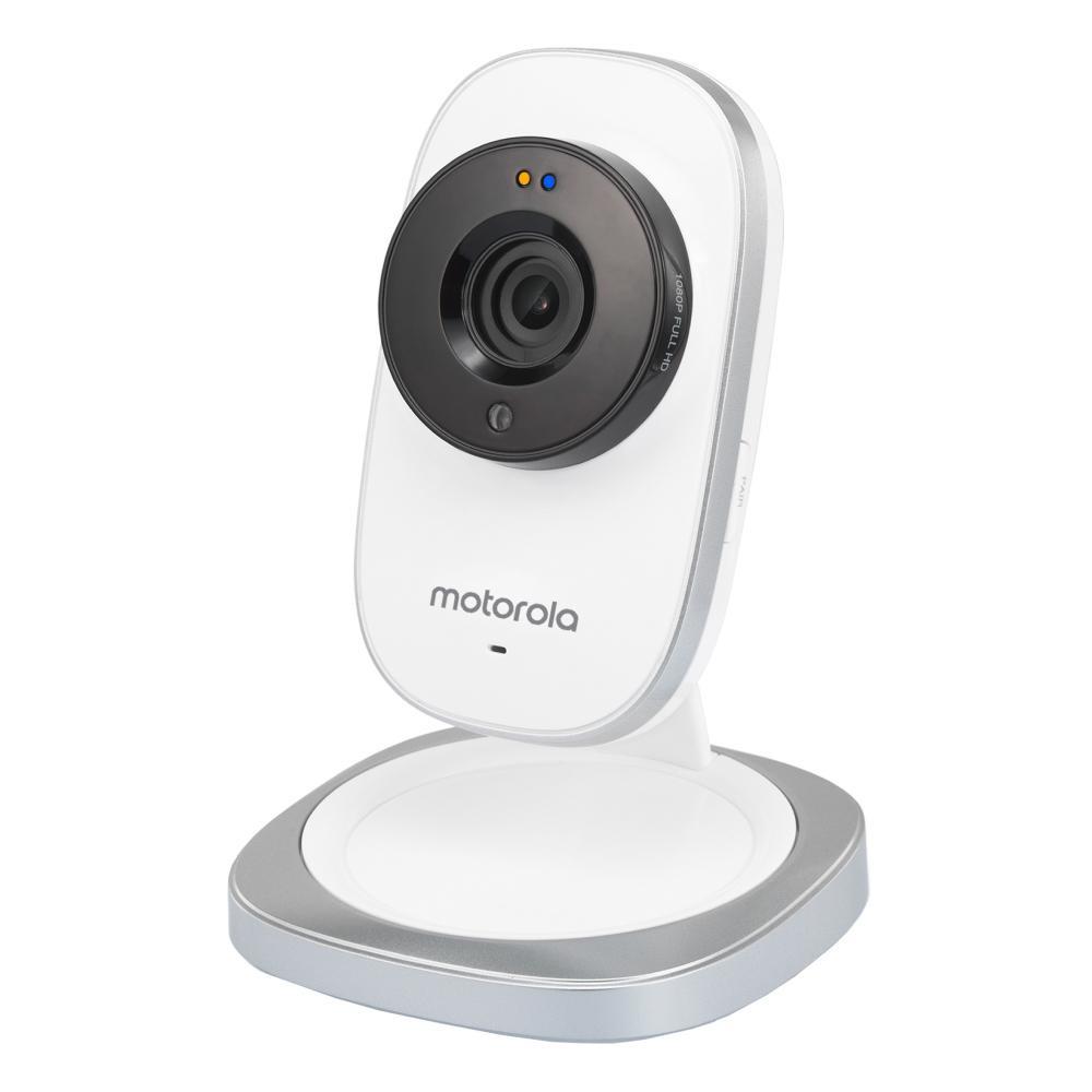 Câmera De Segurança Wi-fi Motorola Branco E Cinza
