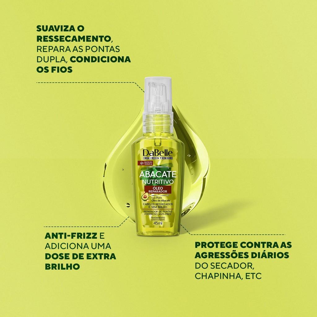 Óleo Reparador Abacate Nutritivo - Dabelle Hair 45ml