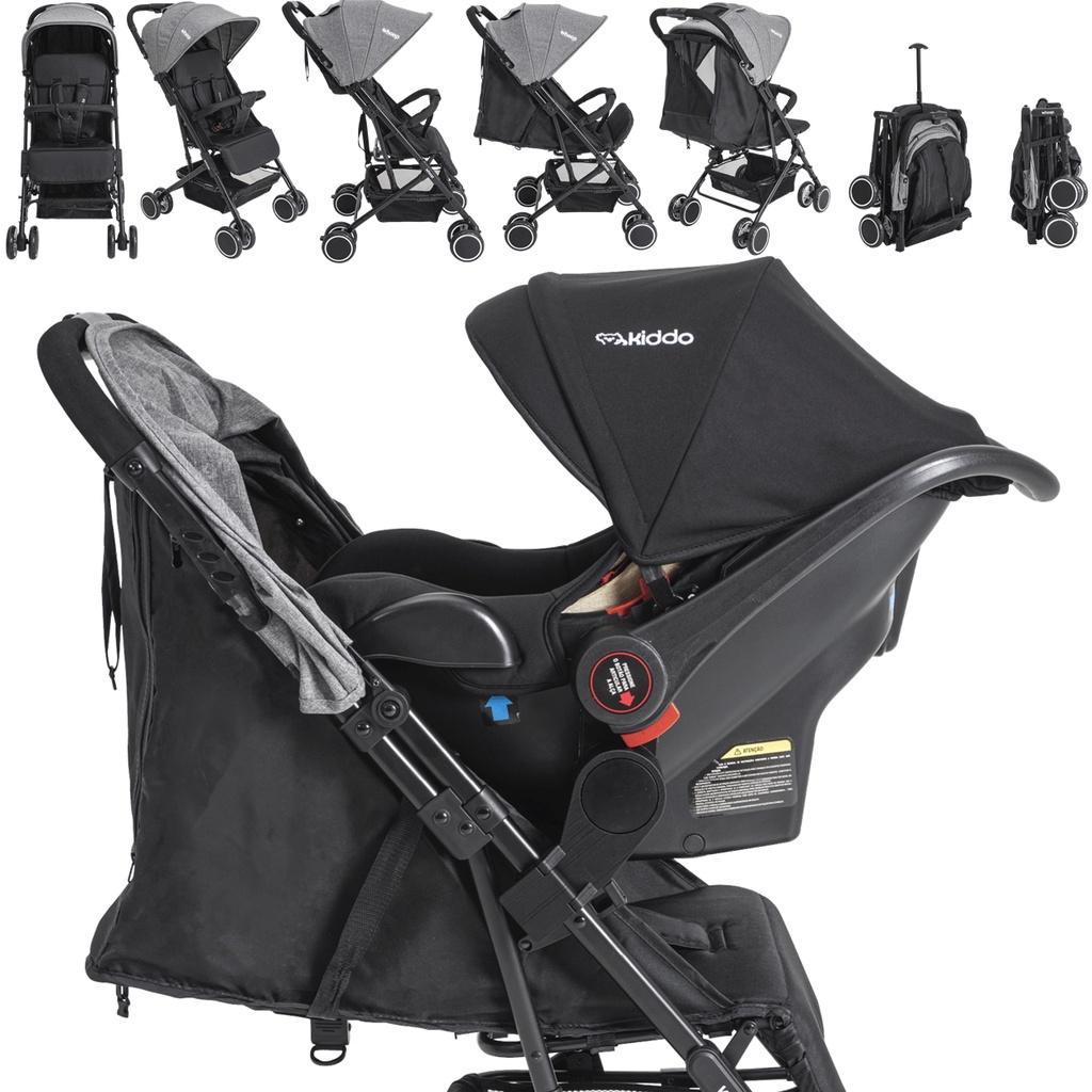 Carrinho De Bebe Passeio Bebe Conforto Kiddo Mascote Grafite