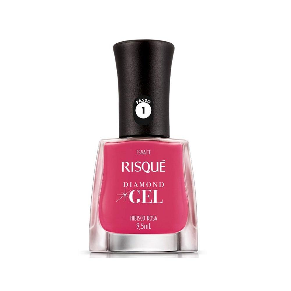 Esmalte Risqué Diamond Gel Cremoso Hibisco