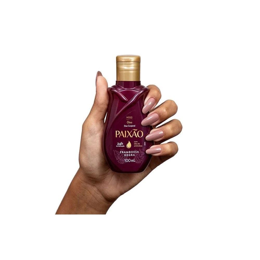 Óleo Corporal Paixão Framboesa Negra 100ml