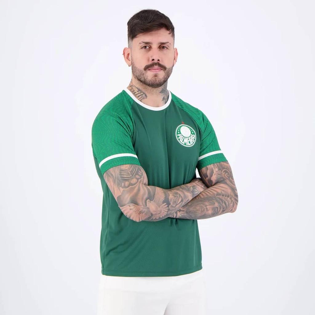 Camisa Palmeiras Verdão R. Veiga 23 Escudo Verde