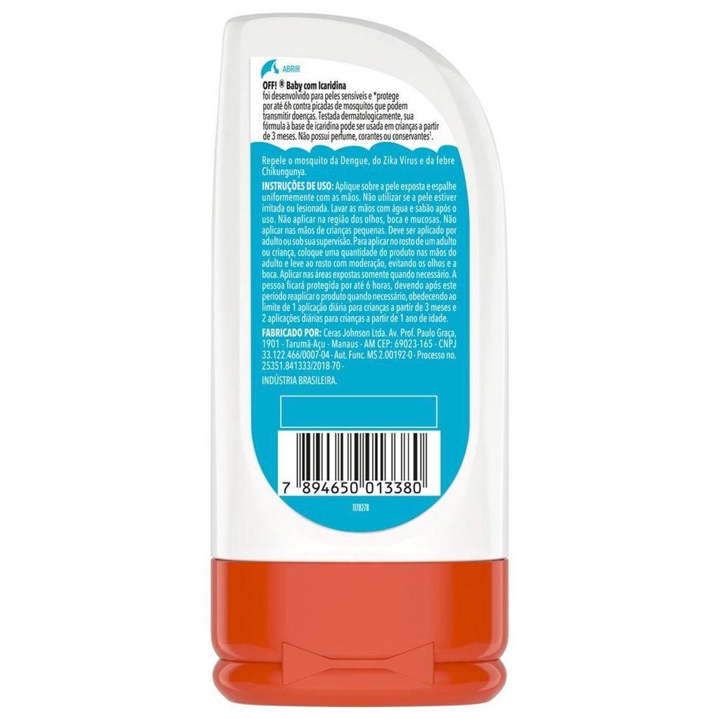 Repelente De Insetos Off Gel Baby 117g