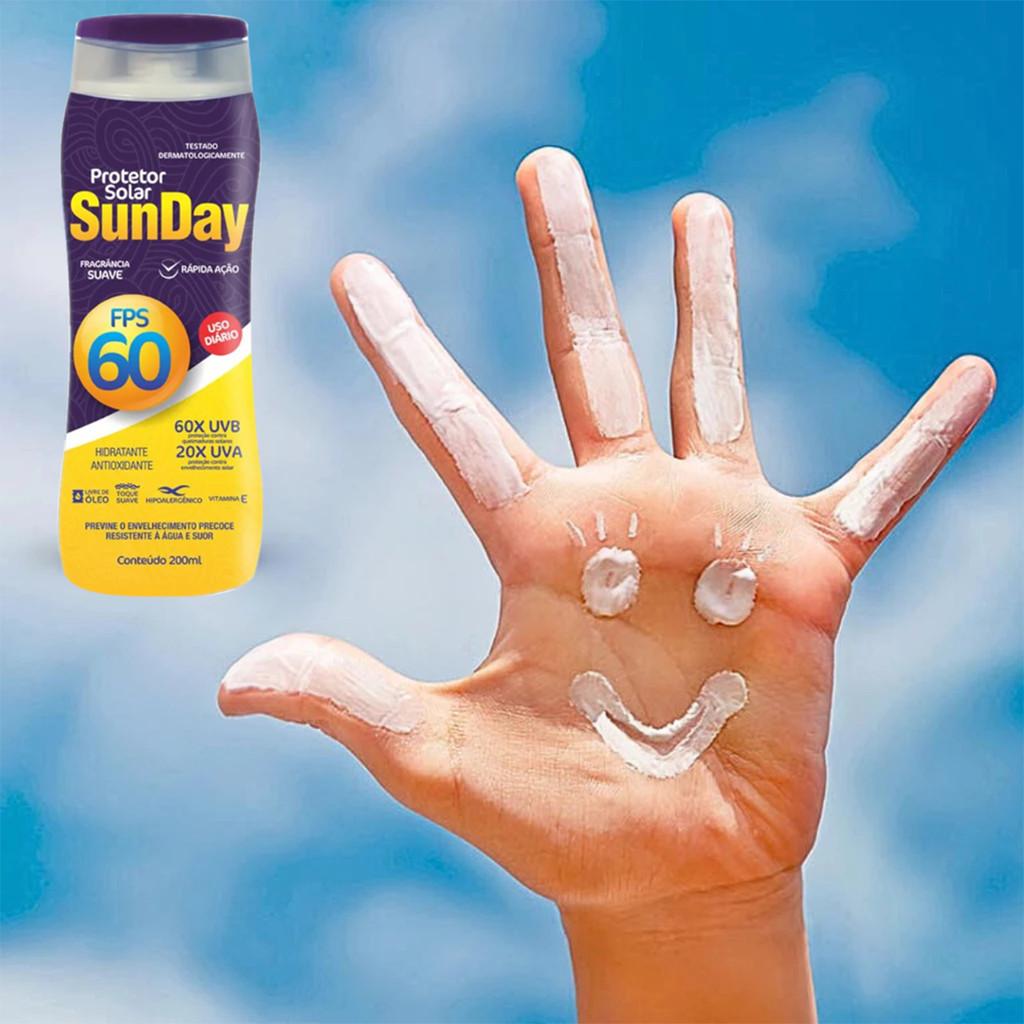 Protetor Solar Sunday Fps60 200ml