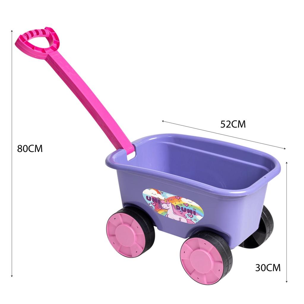 Carrinho De Praia Infantil Wagon Uni Duni - Kids Baby Hercules