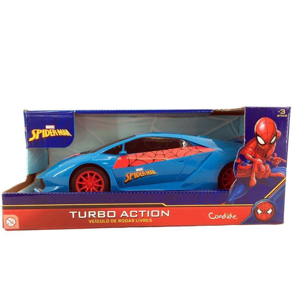 Veiculo Roda Livre - Turbo Action Do Homem Aranha