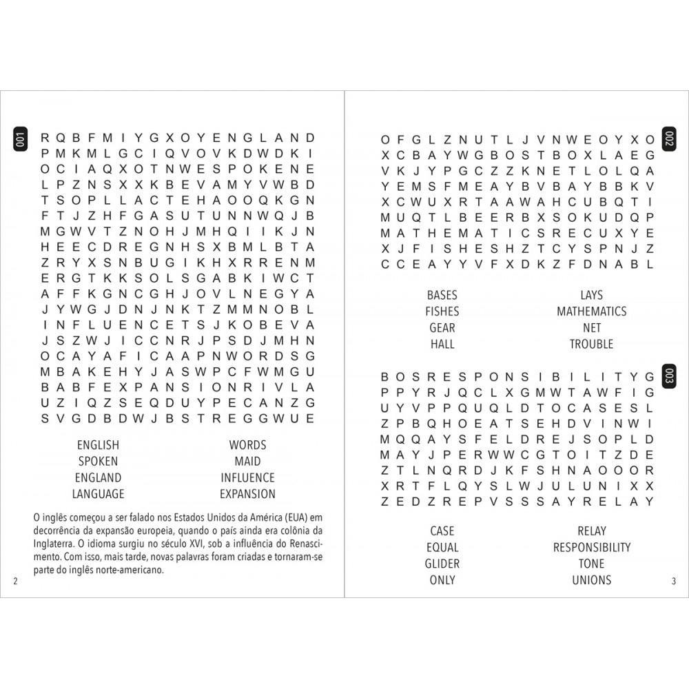 Livro 365 Caça-palavras - Curiosidades De Inglês