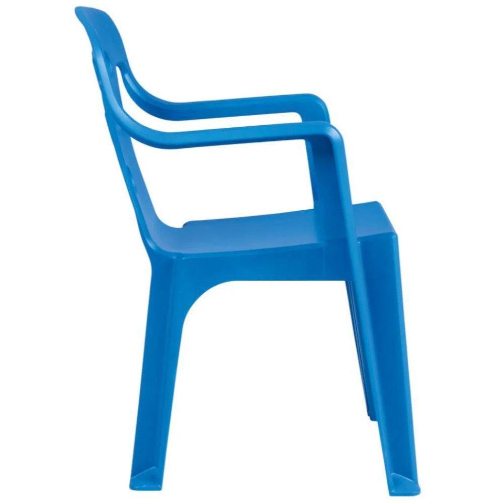 Poltrona/Cadeira Infantil Mor 15151554 Kids Plástica Azul
