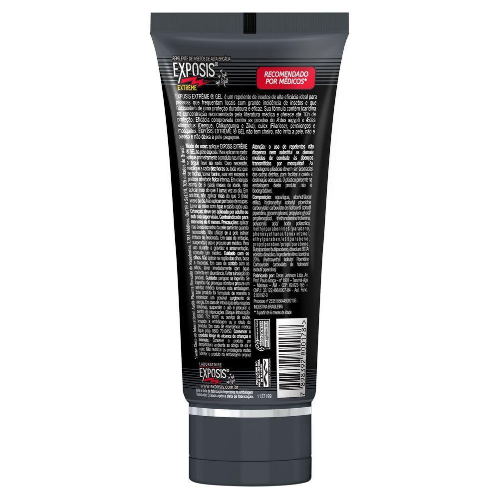 Repelente Exposis Extreme Gel 100ml
