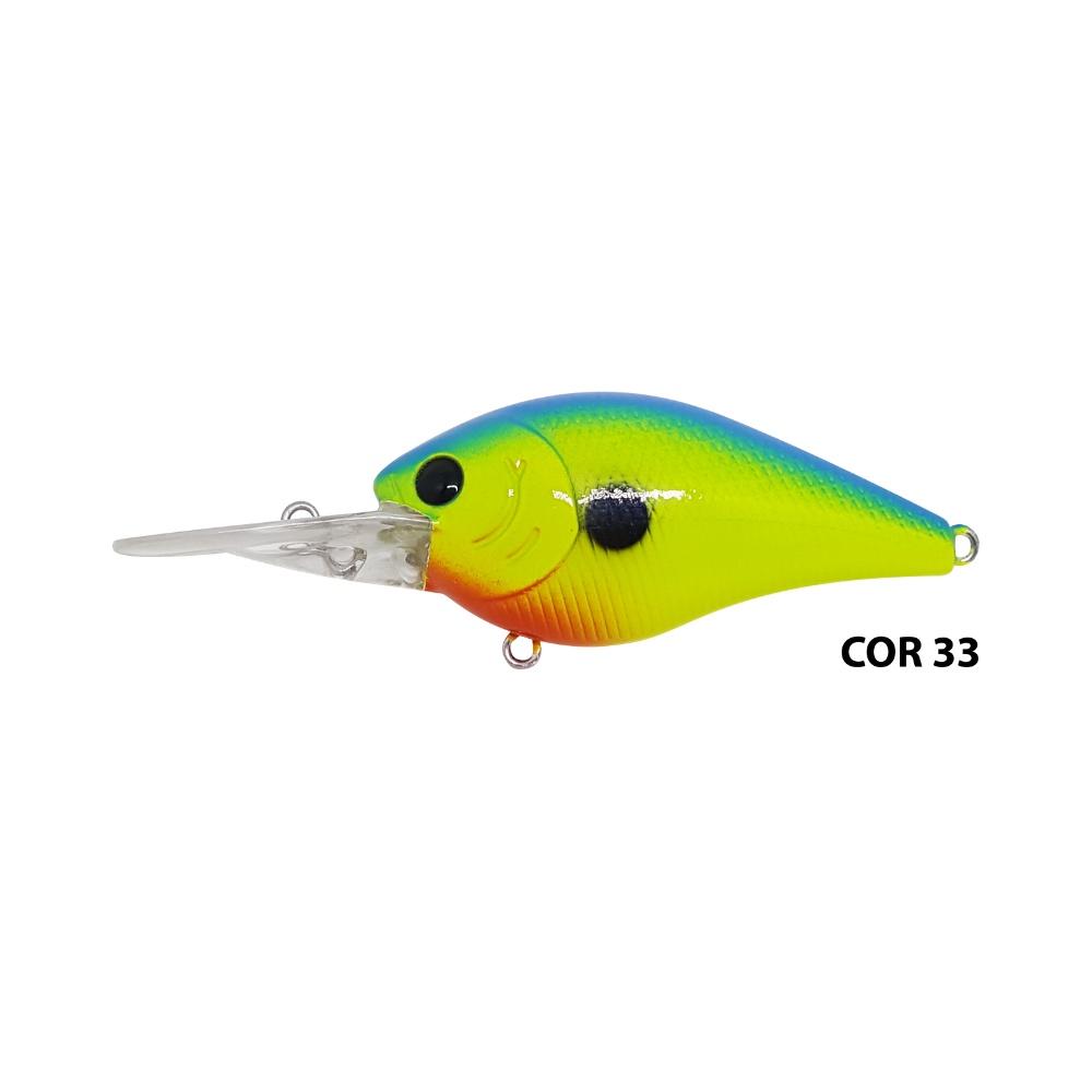 Isca Artificial Crank Fundo Matadeira Black Traíra Tucunaré - Várias Cores
