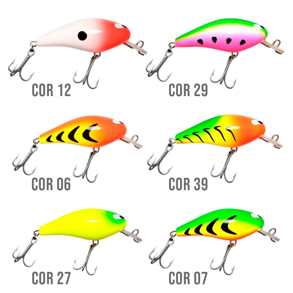 Isca Artificial Biru 65 Barbela Curta - Tchê Iscas