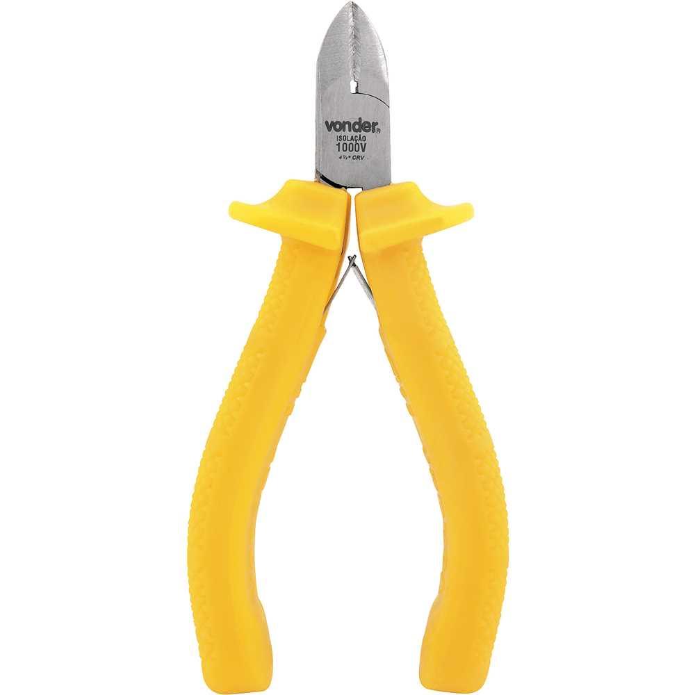 Alicate De Corte Diagonal Isolação1000v 4.1/2 Vonder Cortar E Desencapar Fios Cabos Oferta Premium