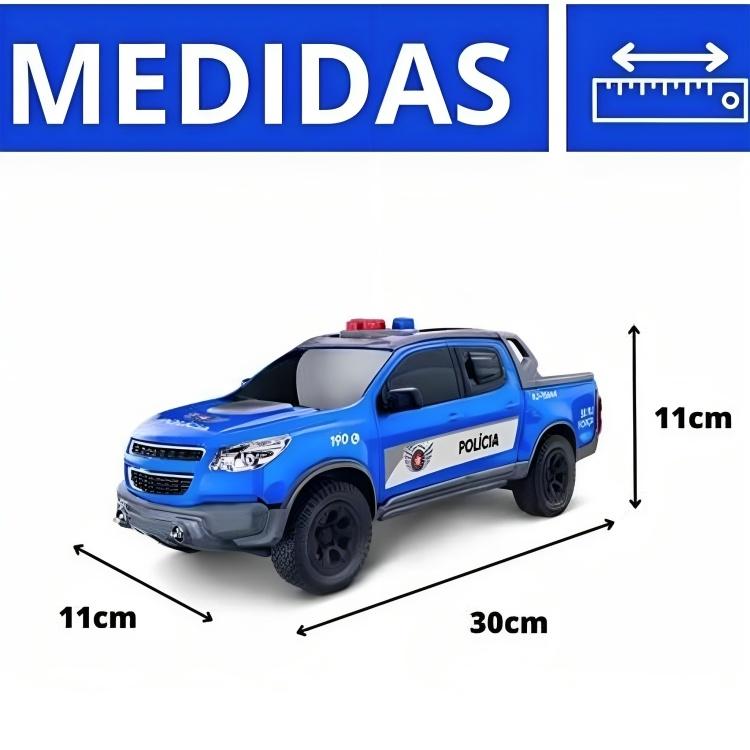 Miniatura Viatura Pick-up S10 Policia Rio De Janeiro 1148 - Roma