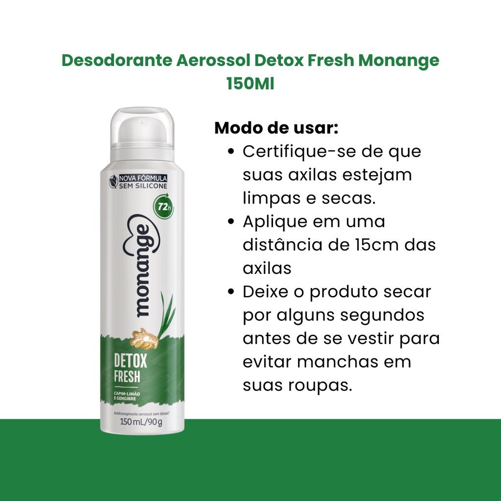 Desodorante Antitranspirante Spray Fresh 72H Monange