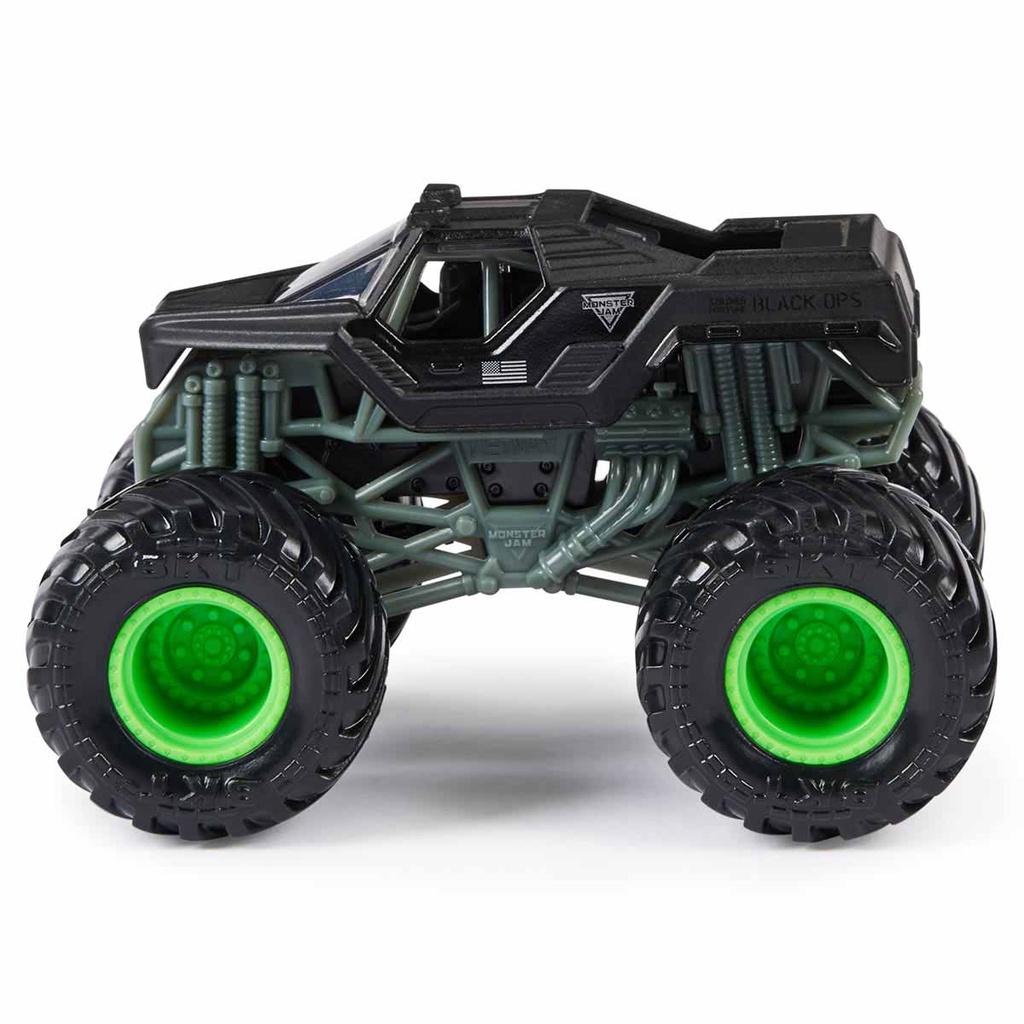 Carrinho Monster Jam 1 64 - Soldier Fortune Black Ops