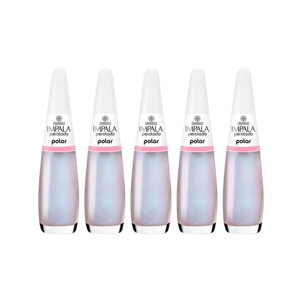 Kit Esmalte Impala Perolado Polar (5 Unidades)