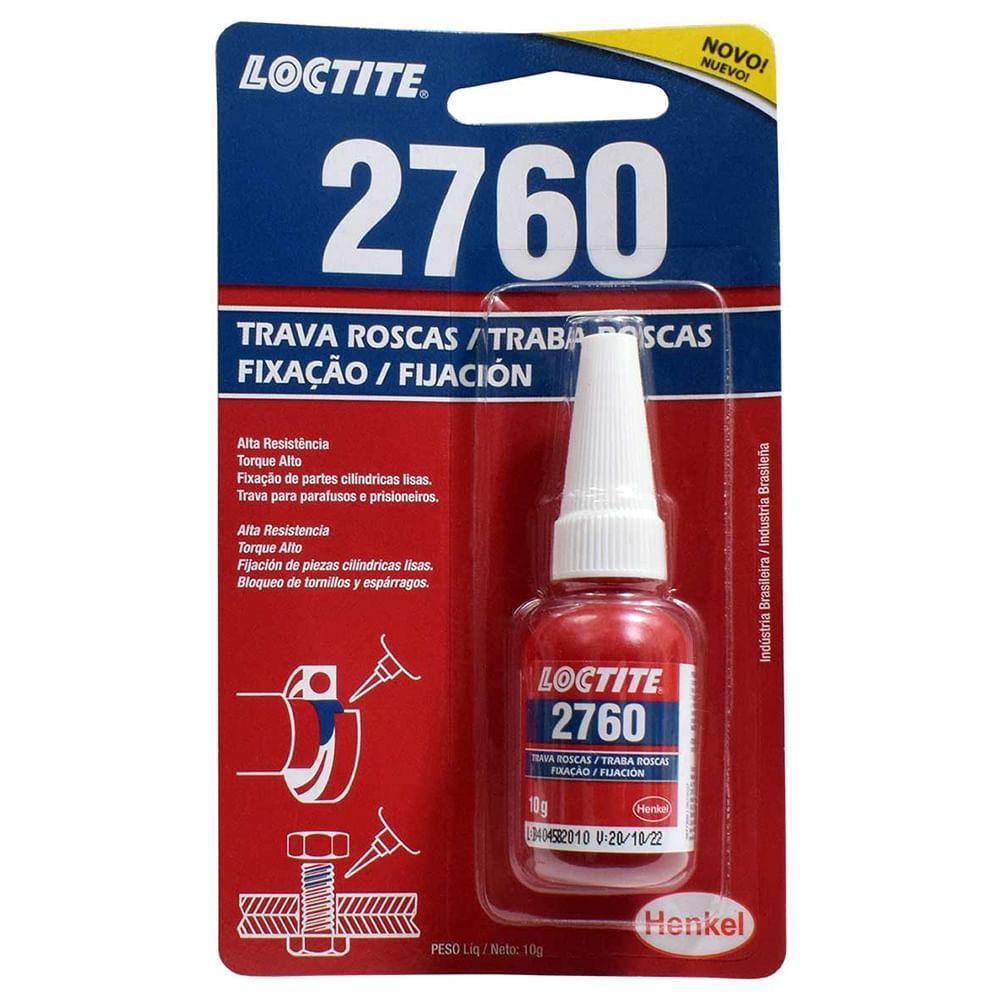 Adesivo Trava Rosca 2760 Loctite Alto Torque Vermelho 10g