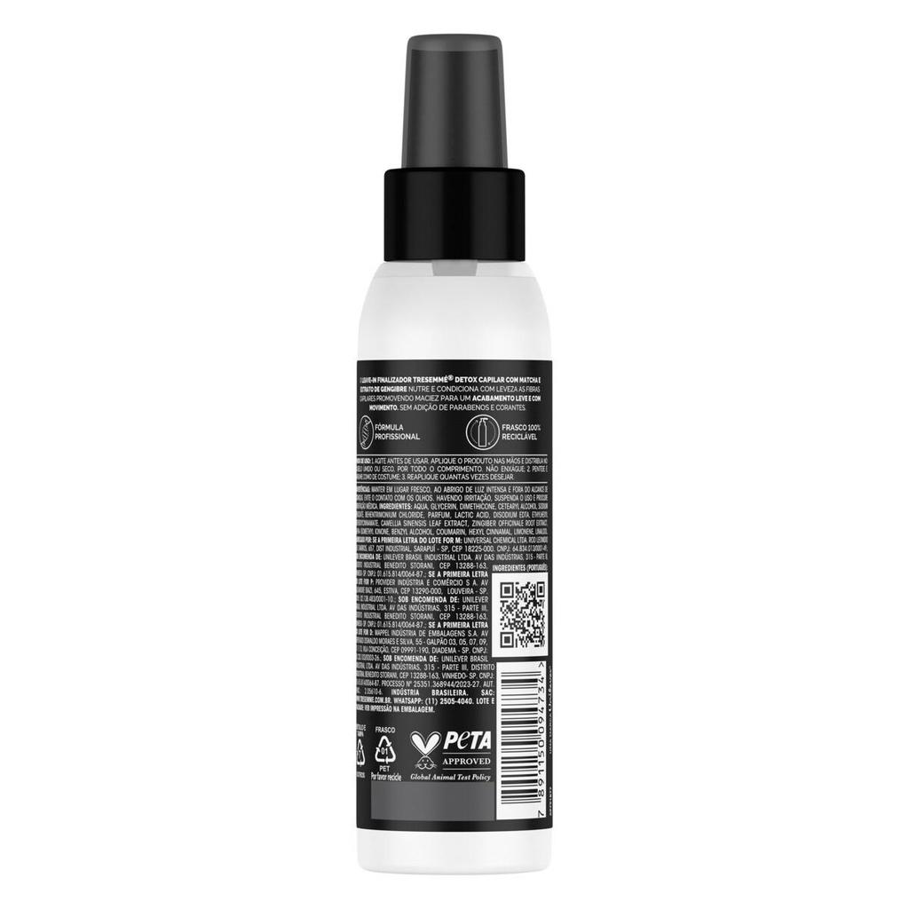 Leave-in Spray Finalizador Tresemmé Detox Capilar 110ml