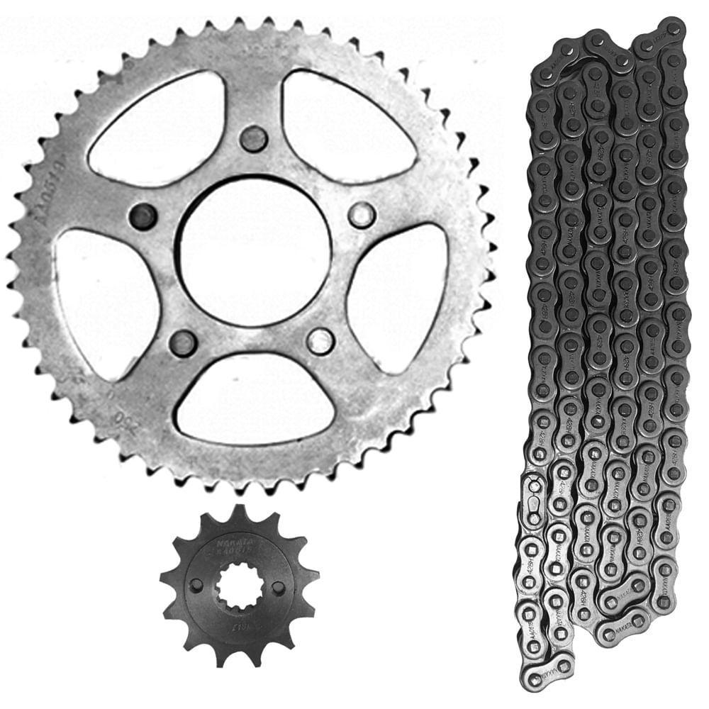 Kit Relação Transmissão Moto Honda Xlr125 97 A 2002 Nakata