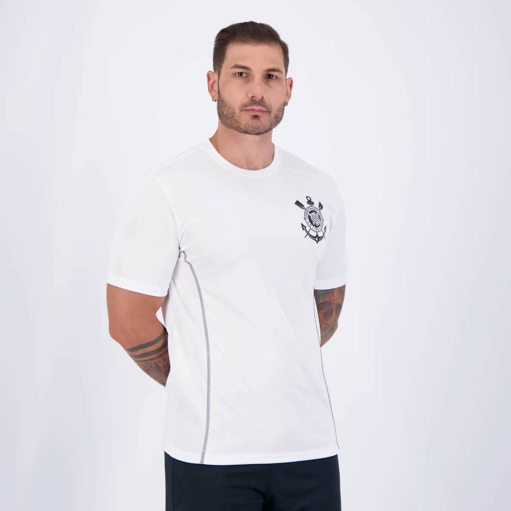 Camisa Corinthians Yuri Alberto 9 Fitness Branca
