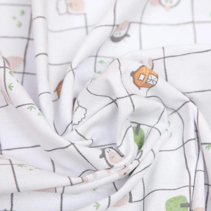 Cueiro Papi Flanelado Estampa Urso - 3 Peças