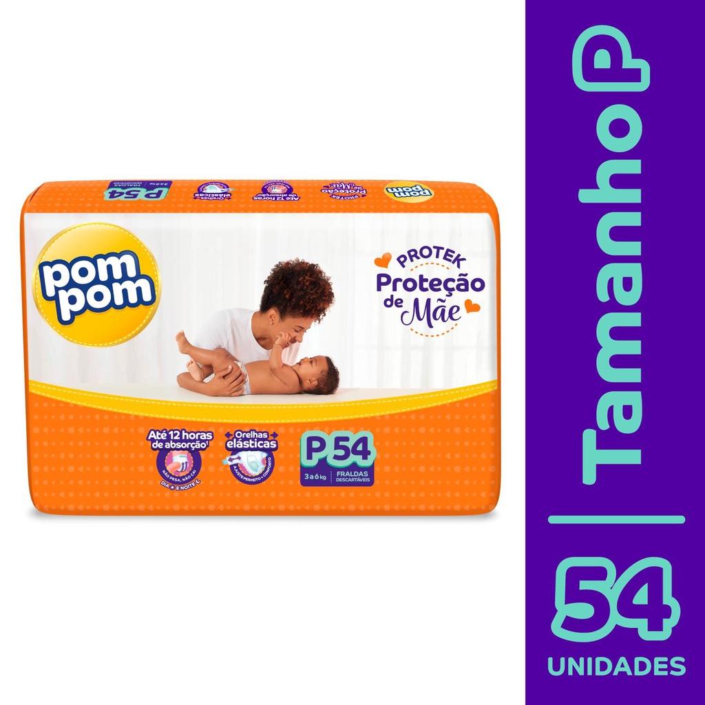 Fralda Pom Derma Protek Mega P Com 54un