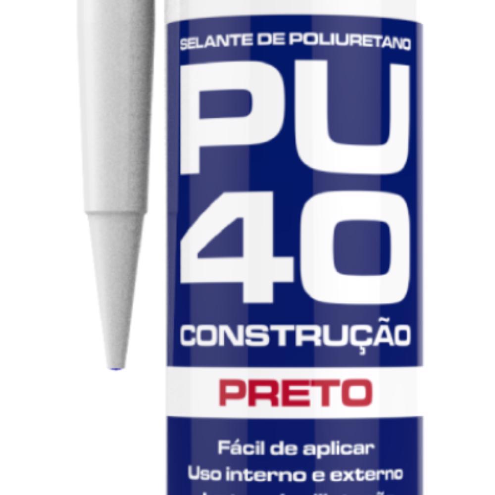 Selante De Poliuretano Para Construção PU40 Mundial Prime Preto