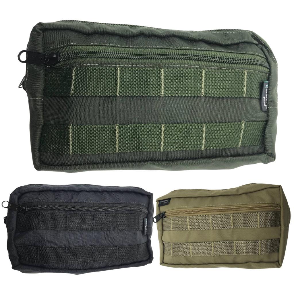 Bolso Molle Para Colete Modular Peito 28 16 Preto/Verde/Tan