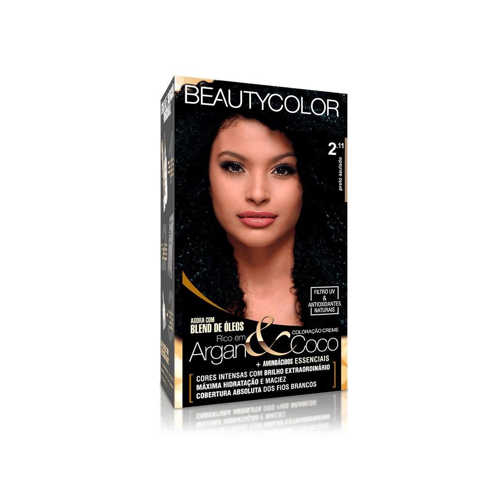 Tintura Beauty Color Kit 2.11 Preto Azulado