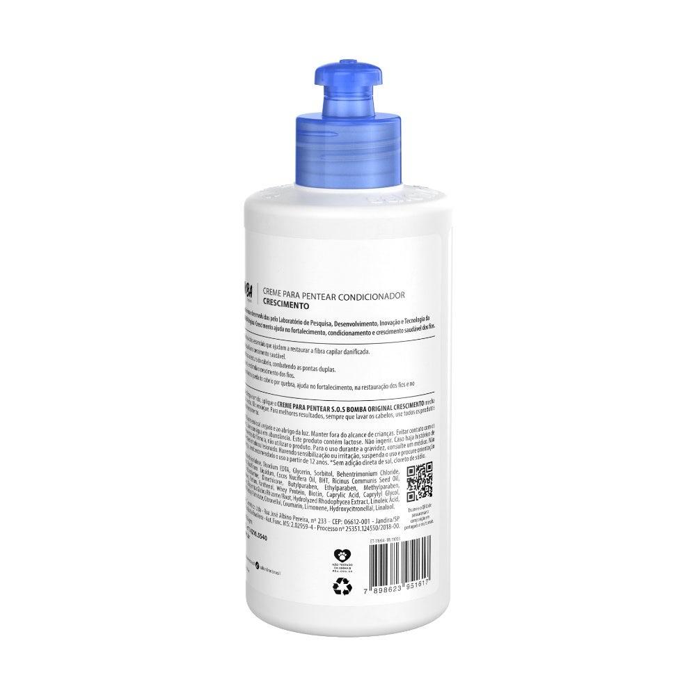 Creme Para Pentear Salon Line Sos Bomba 300ml