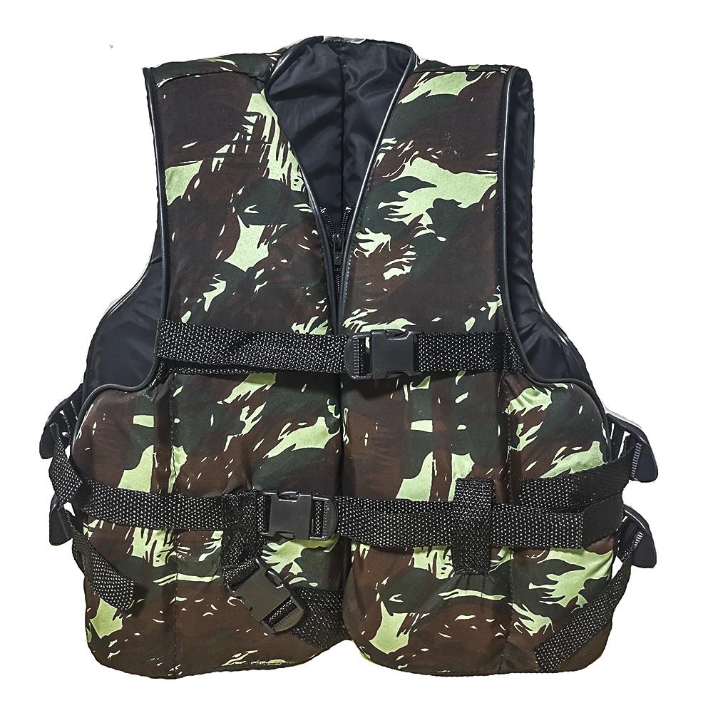 Colete Auxiliar Flutuação Salva-vidas Camuflado 60KG Summer