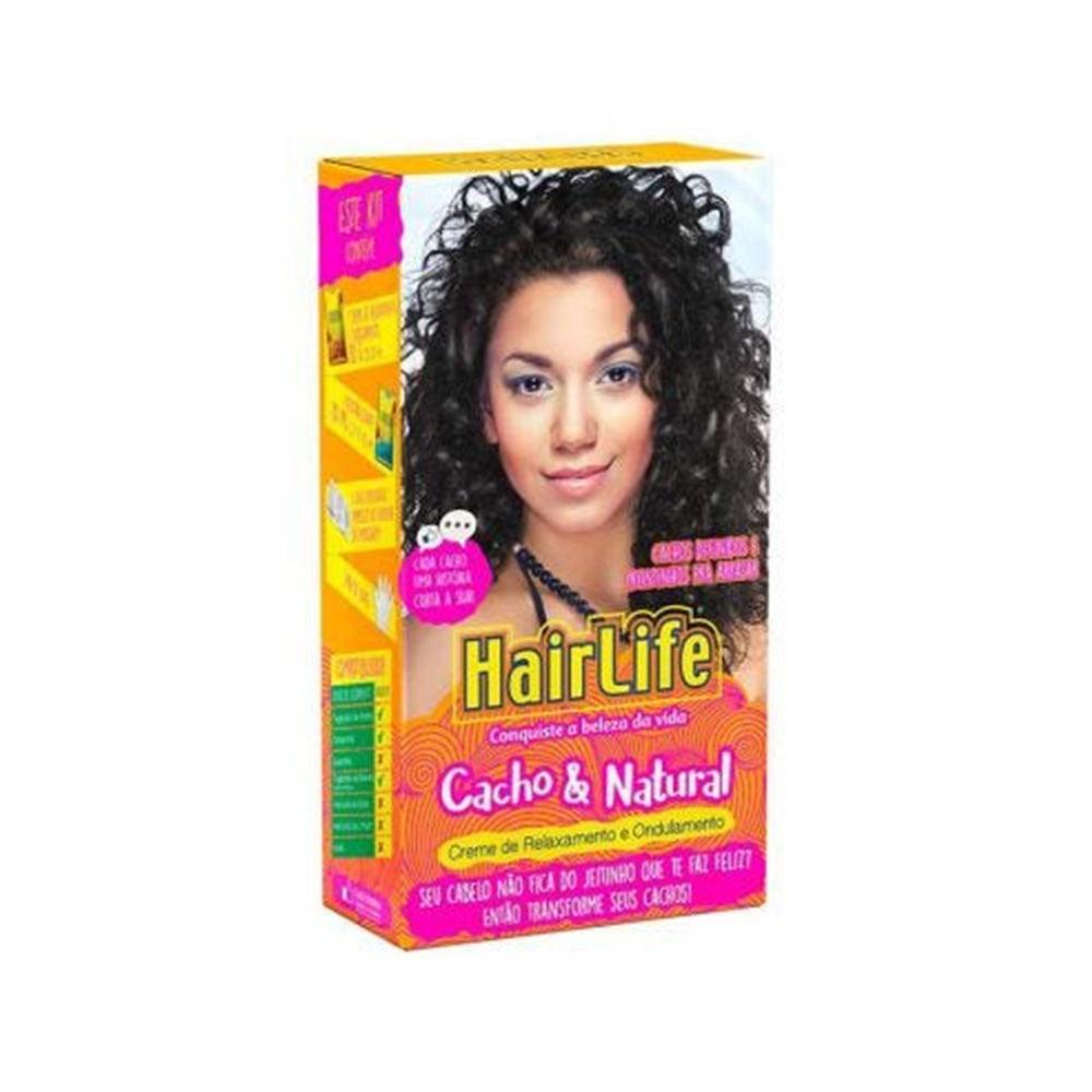 Creme Alisante Hair Life Cacho E Natural Com Manteiga Karité 180g