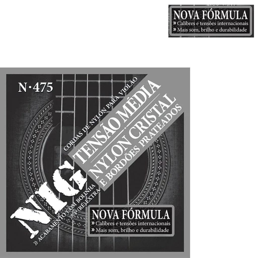 Encordoamento Violão Nylon Tensão Média Nig N475.028 Prn475l