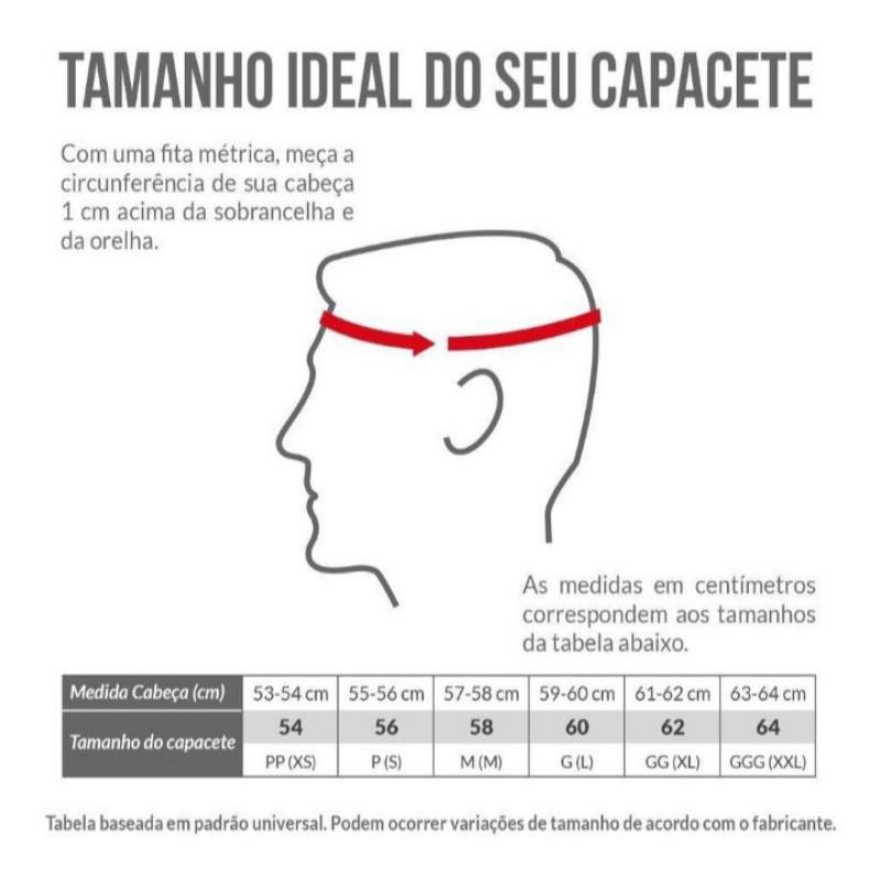 Capacete PRO Tork New Liberty 3 Masculino Feminino Aberto Selo Detran