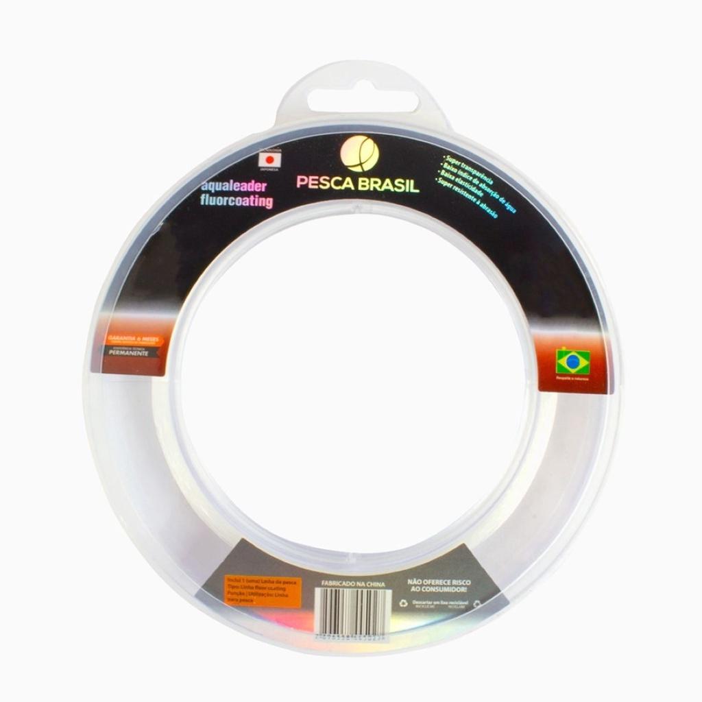 Linha Leader Fluorcarbon 0.57mm 60m Transparente - Pesca Brasil