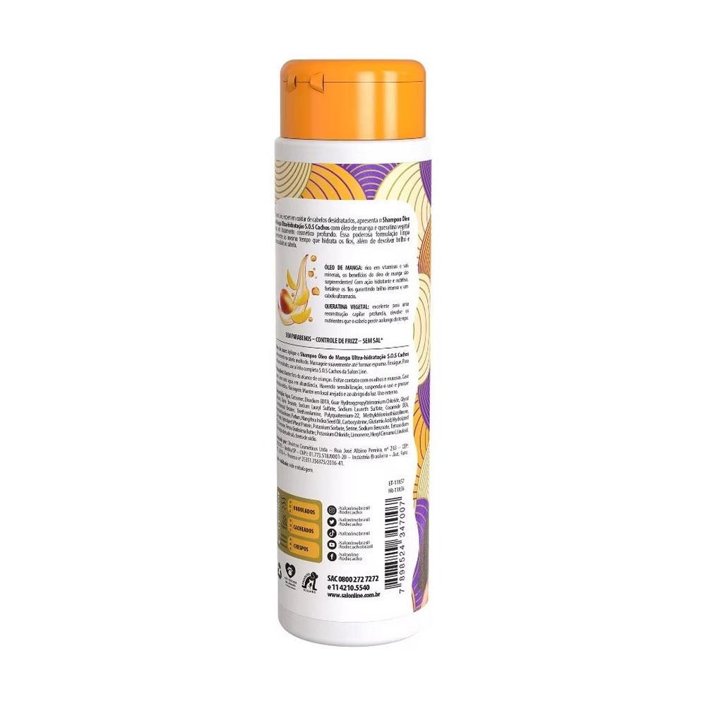 Shampoo Sos Cachos Óleo De Manga Salon Line 300ml