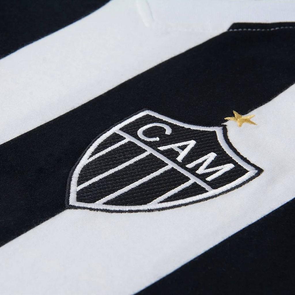 Camisa Atlético Mineiro Retrô 1983 Éder Juvenil Infantil Unissex Oficial