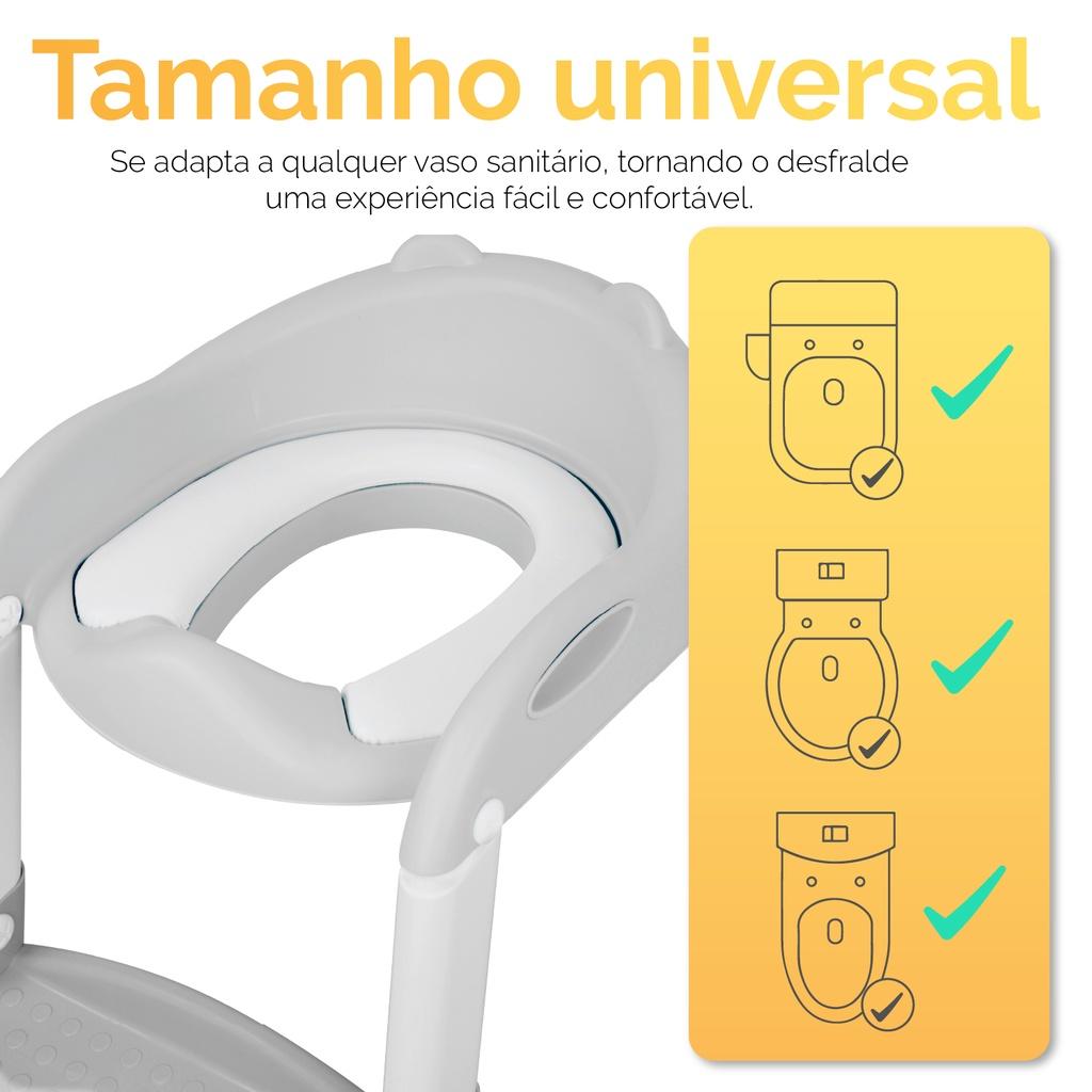 Troninho Redutor Infantil Escada Vaso Sanitário Assento