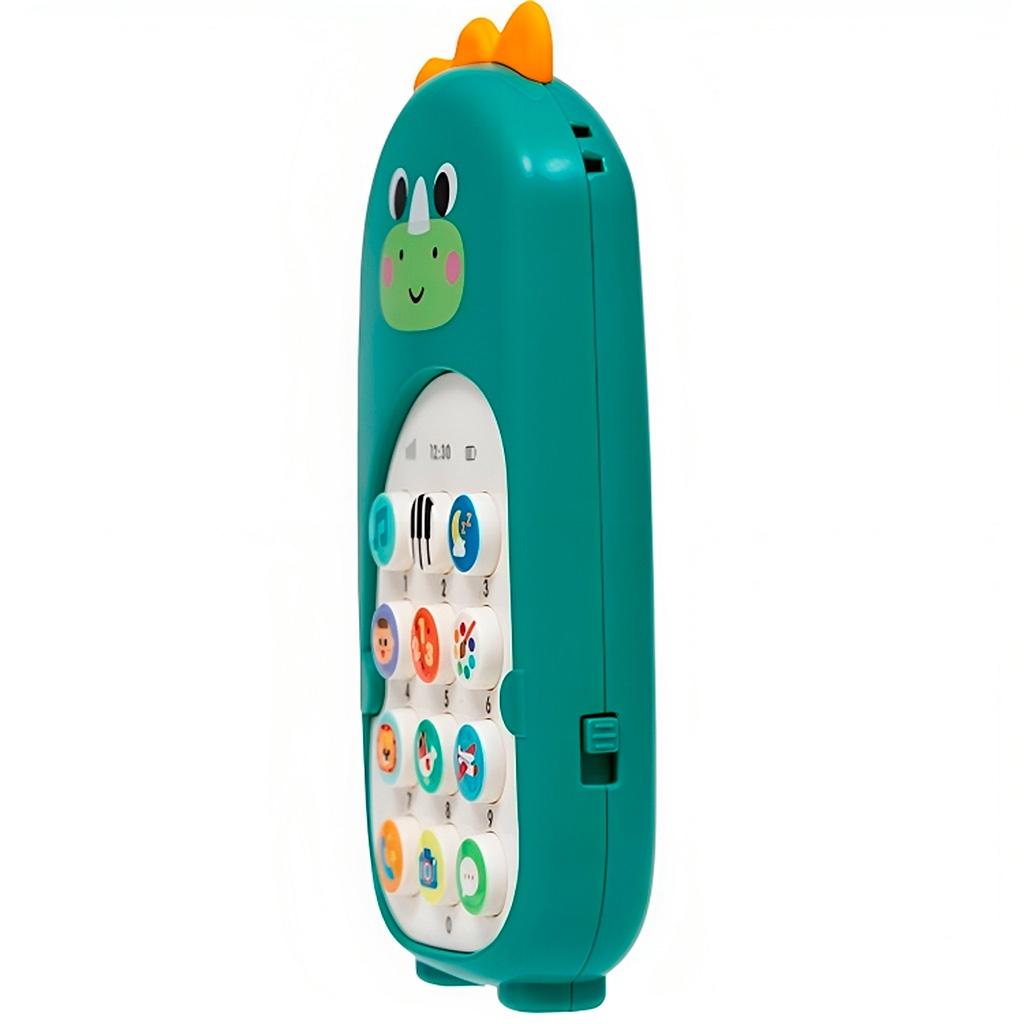 Brinquedo P/Bebê Celular Bilíngue Dino Zoo 17091 - Buba