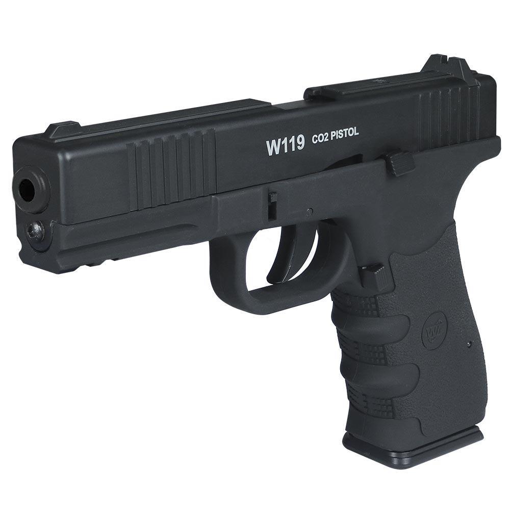 Pistola De Pressão 4.5 Co2 W119 Rossi + Protection 7