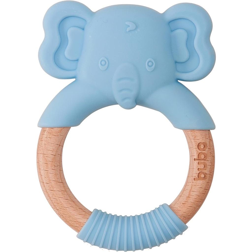 Mordedor Elefantinho Em Silicone Azul Livre Bpa 15651 - Buba