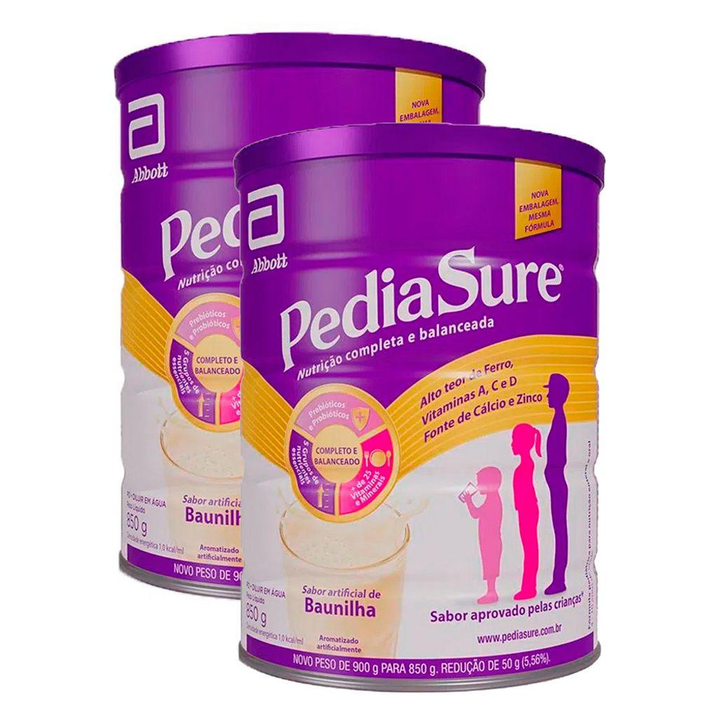 Pediasure Baunilha 850g Kit Com Duas Unidades