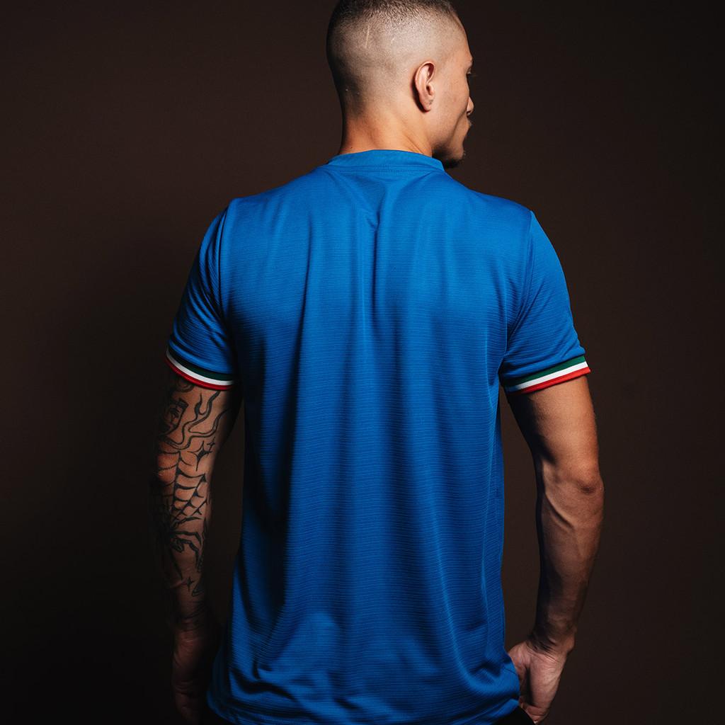 Camisa Cruzeiro Retrô Palestra Azul Masculina Oficial