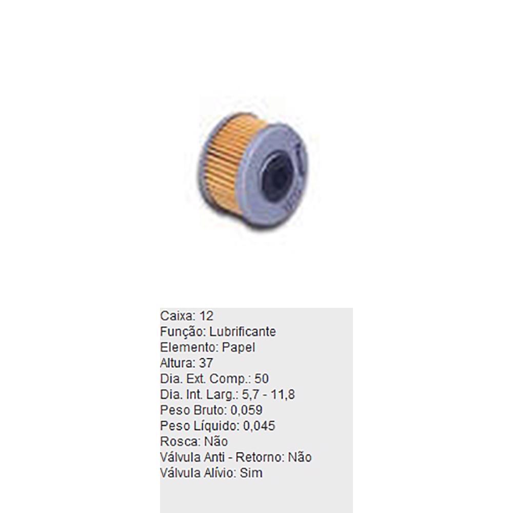 Filtro Oleo Motor Moto Honda Cb 300 NX-4 400 Falcon Xr 250 350 Tornado Xre 300 Tecfil Pl153