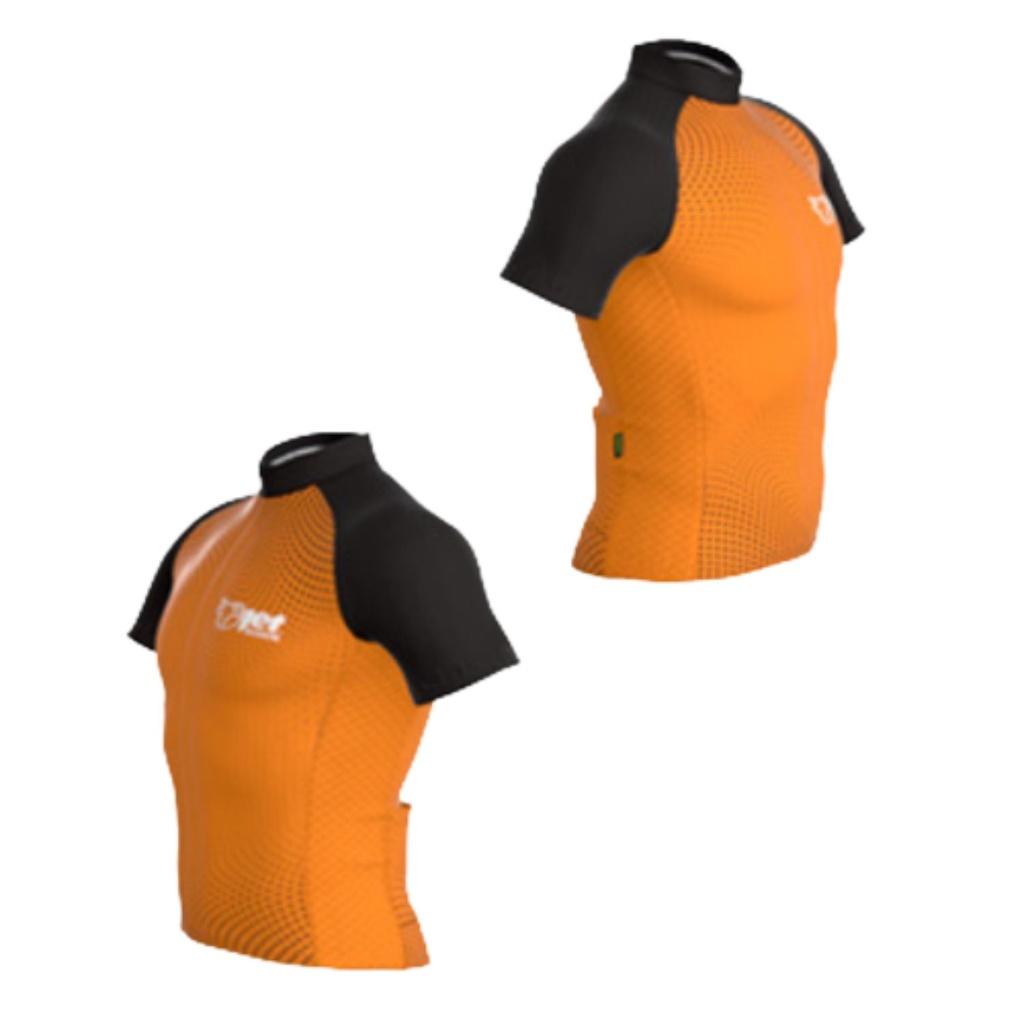 Camisa Ciclismo Ert Elite Jet Nova Tour Masculina Mtb Speed Ciclista Blusa Bike Racing Laranja